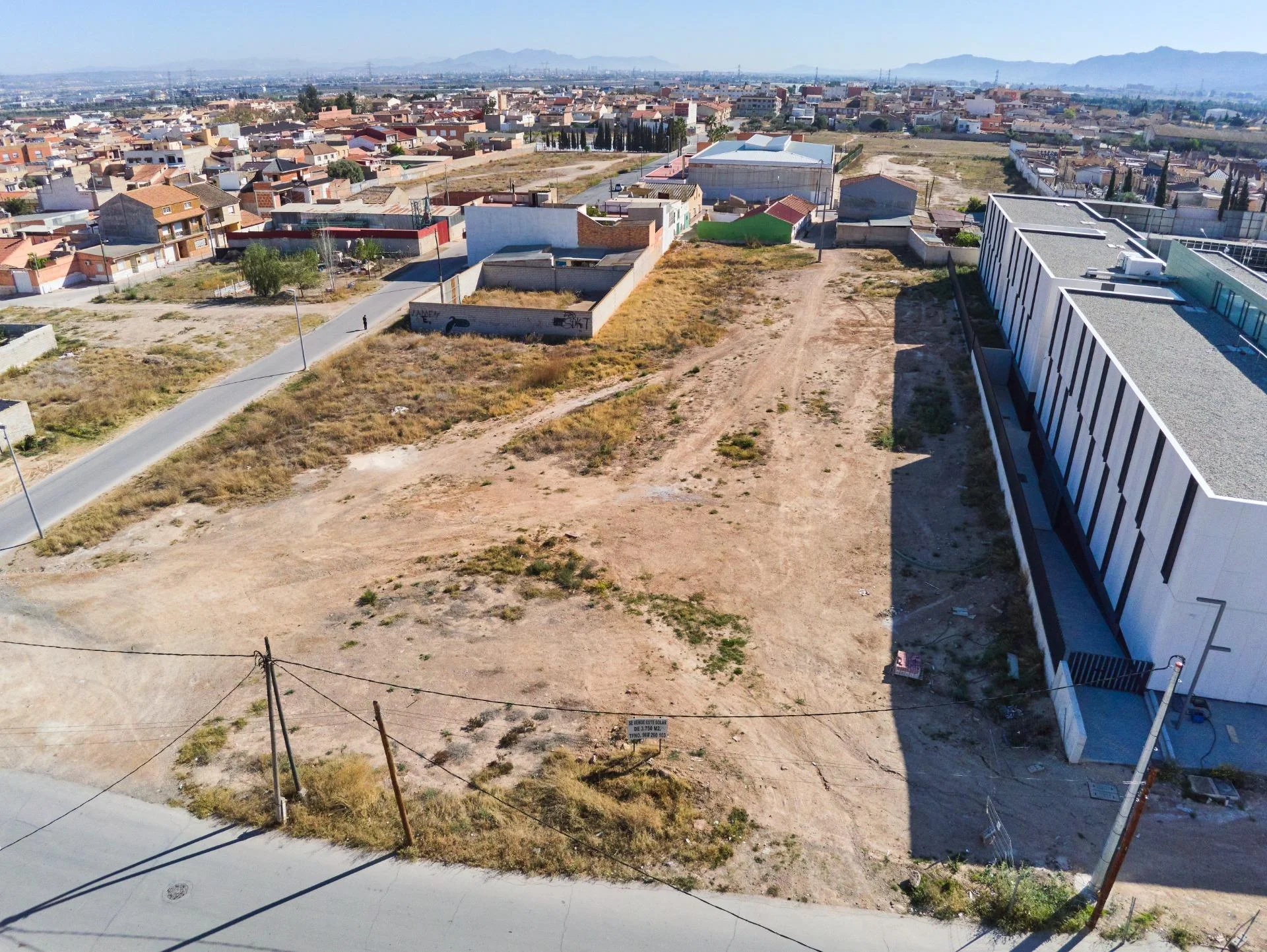 Parcela urbana en Sangonera, 3.972 m²