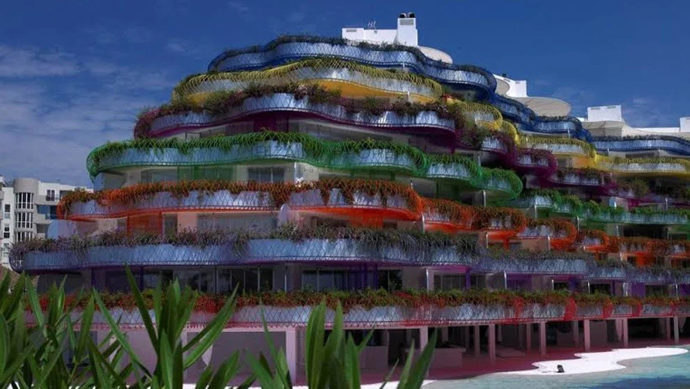Las Boas apartment with pool terrace