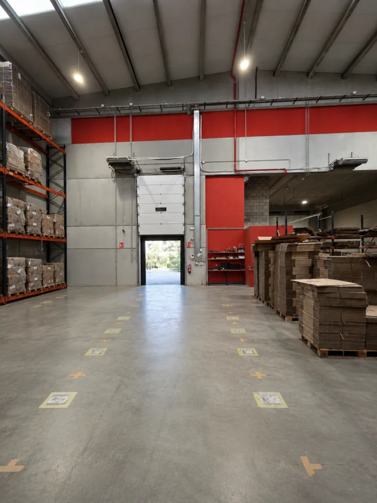 Type C industrial warehouse, 1,540 m²