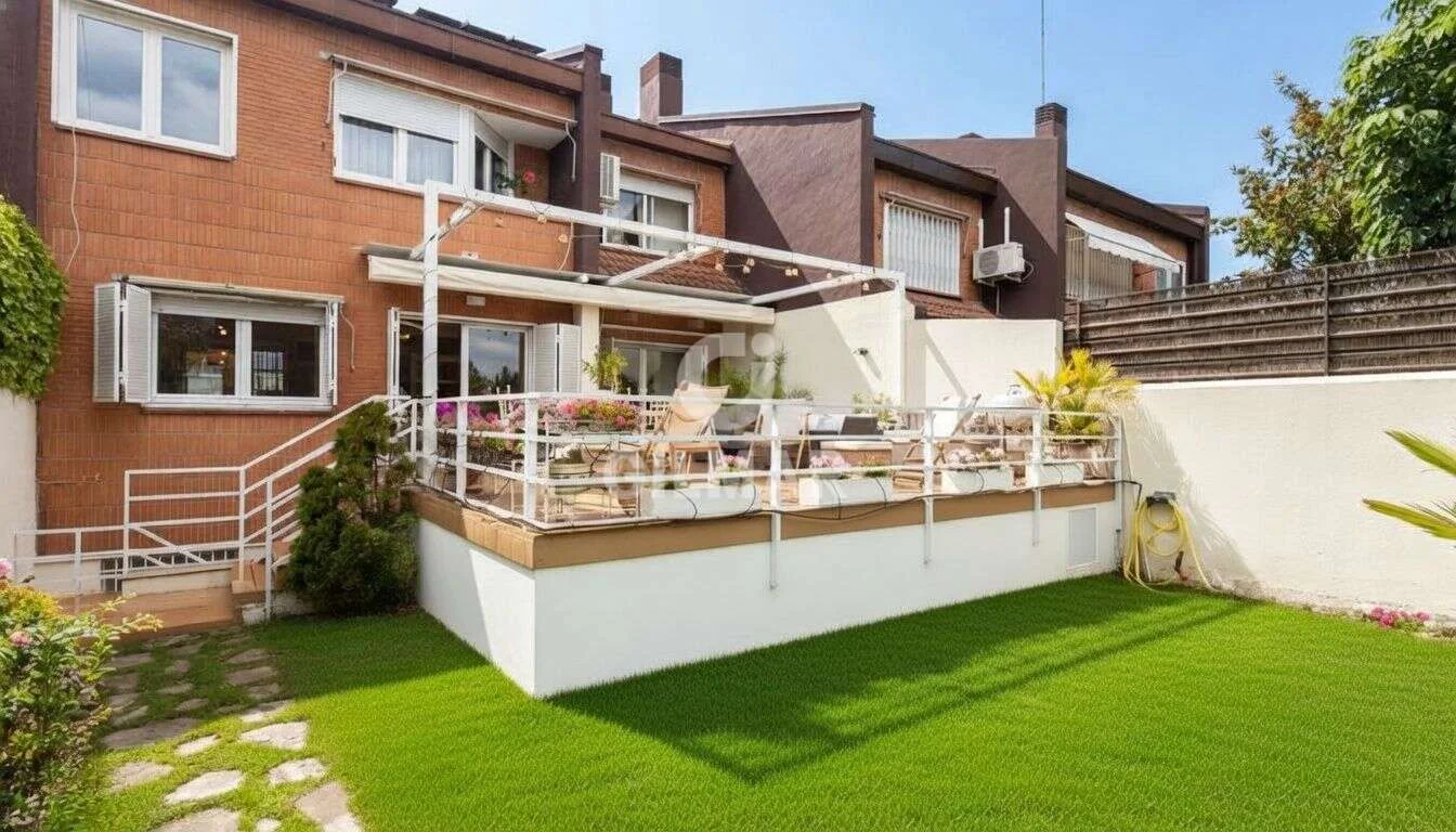 Chalet de cinco dormitorios con jardín privado
