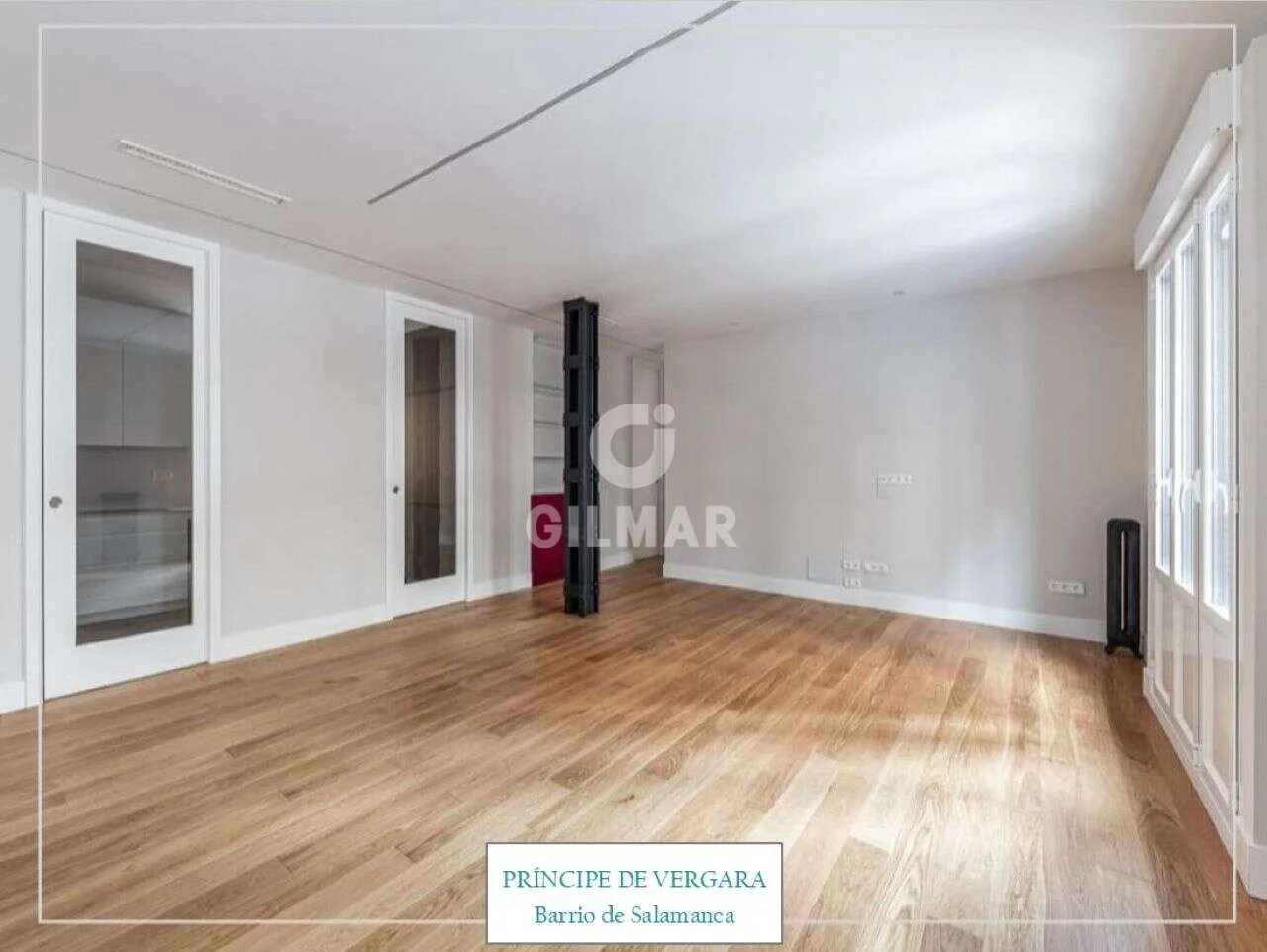 Piso reformado en Recoletos, tres suites