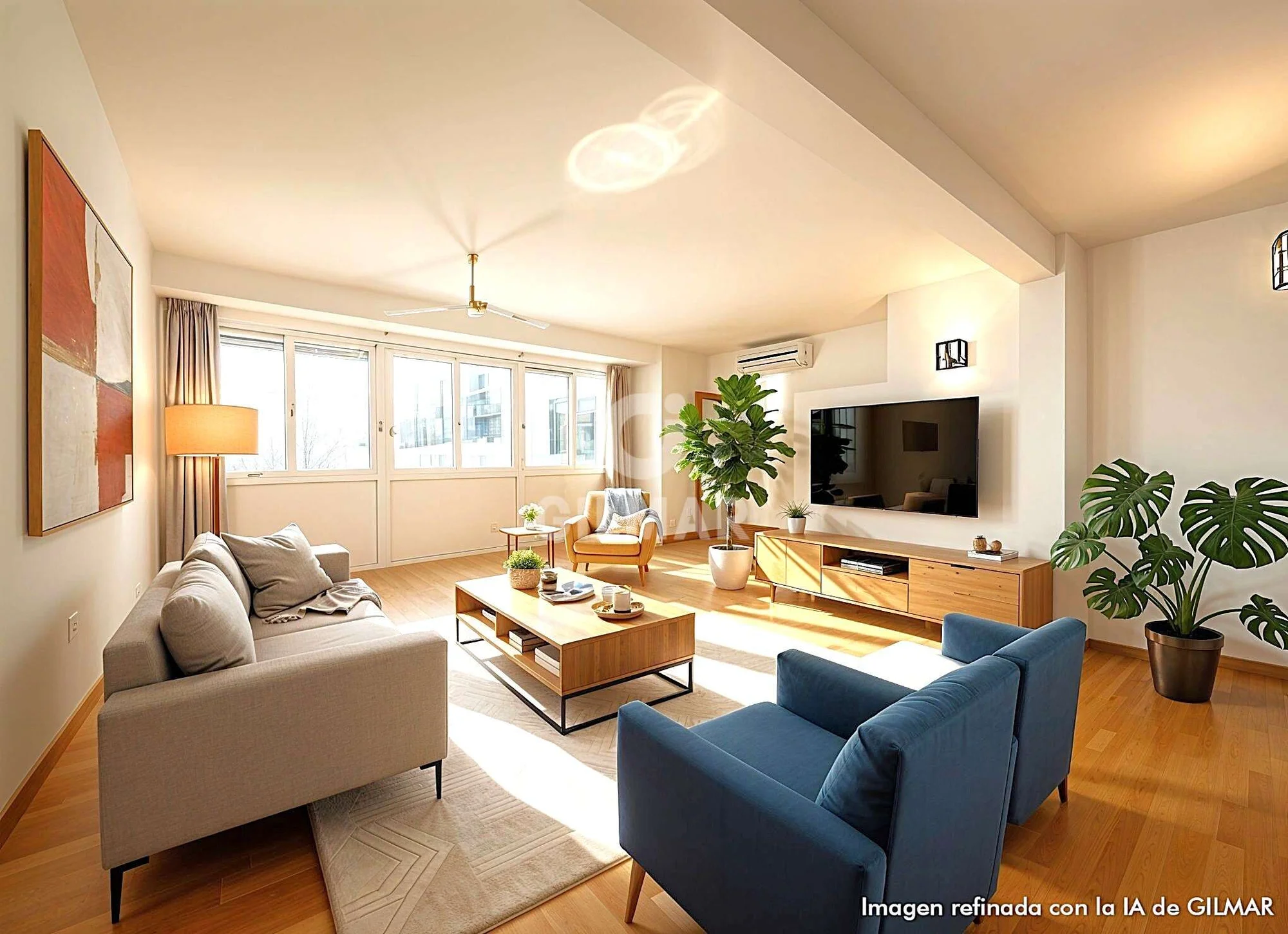 Two-bedroom flat in Ciudad Jardín