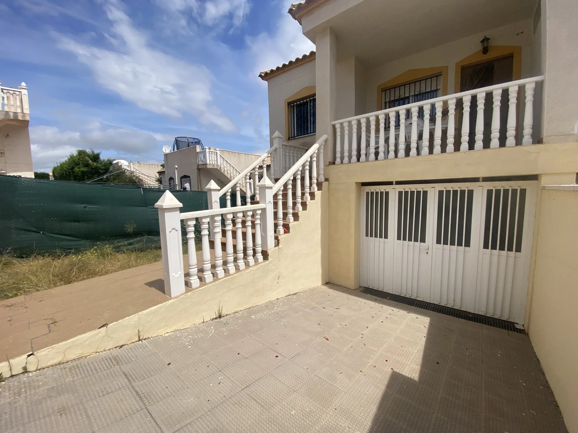 Two-bedroom villa with large garage