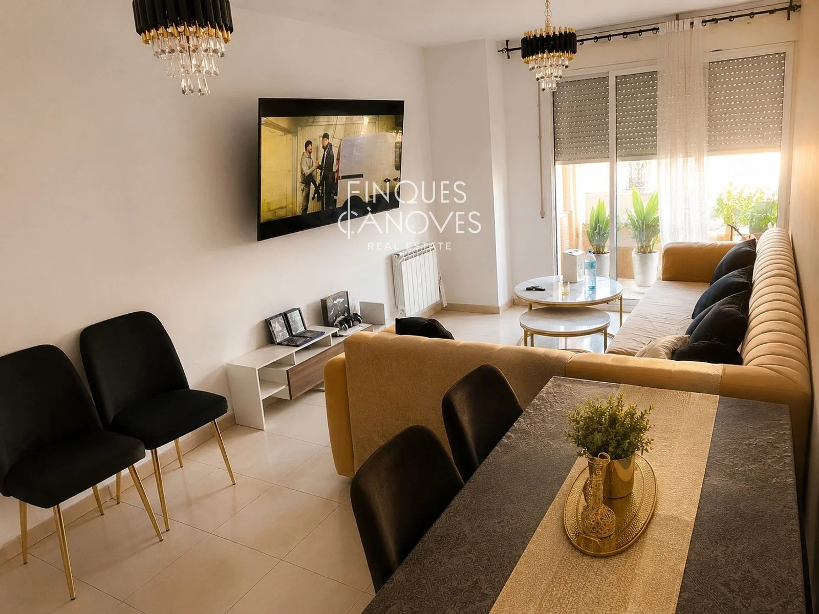 Piso alquilado en Girona con terraza