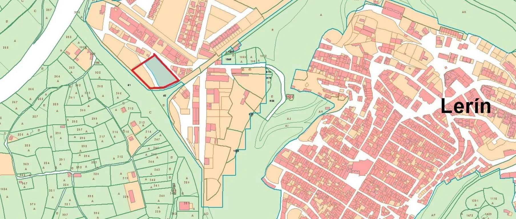 Urban land in Lerín, 3,559 m²