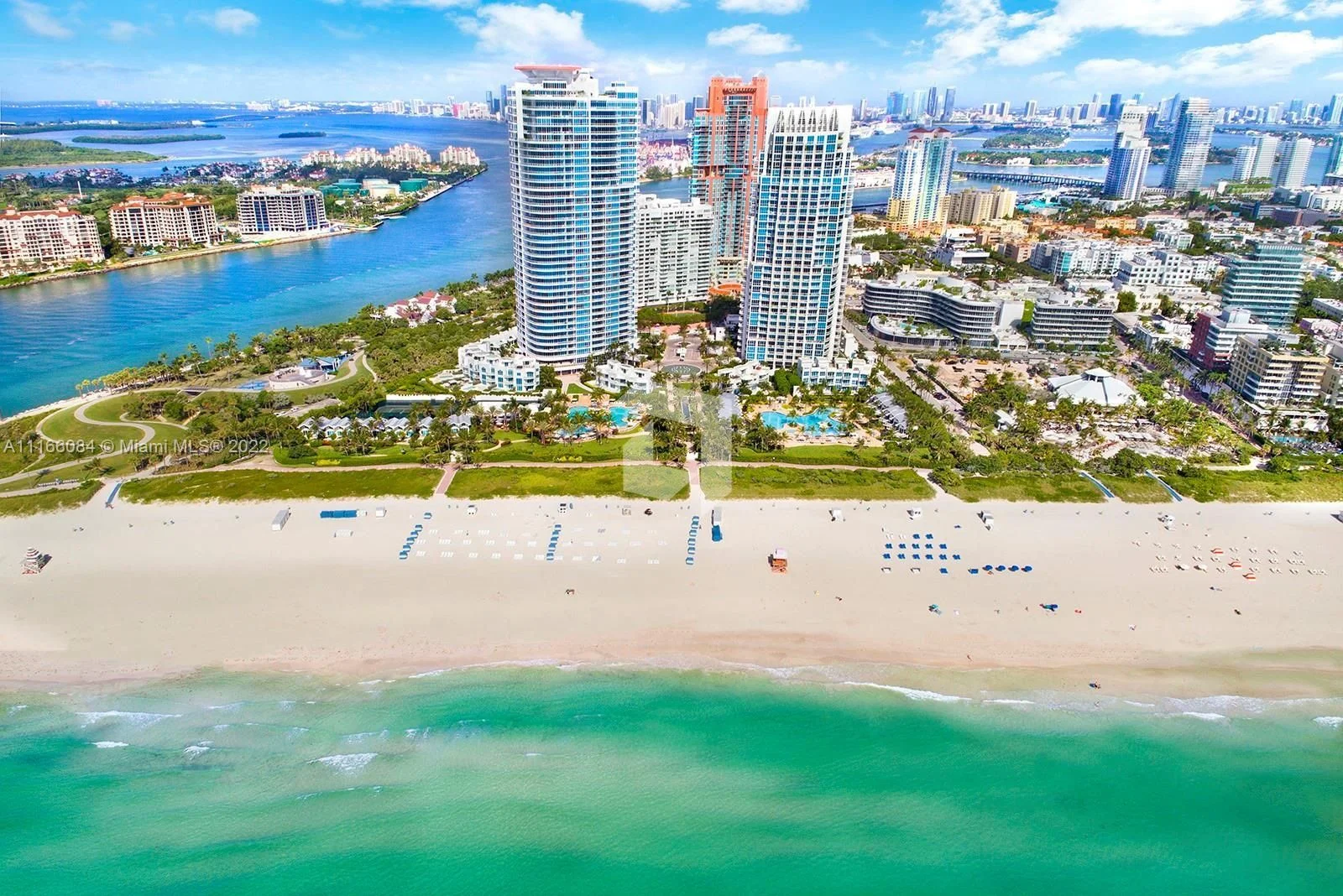 Apartamento en primera línea en South Beach, 2 dormitorios