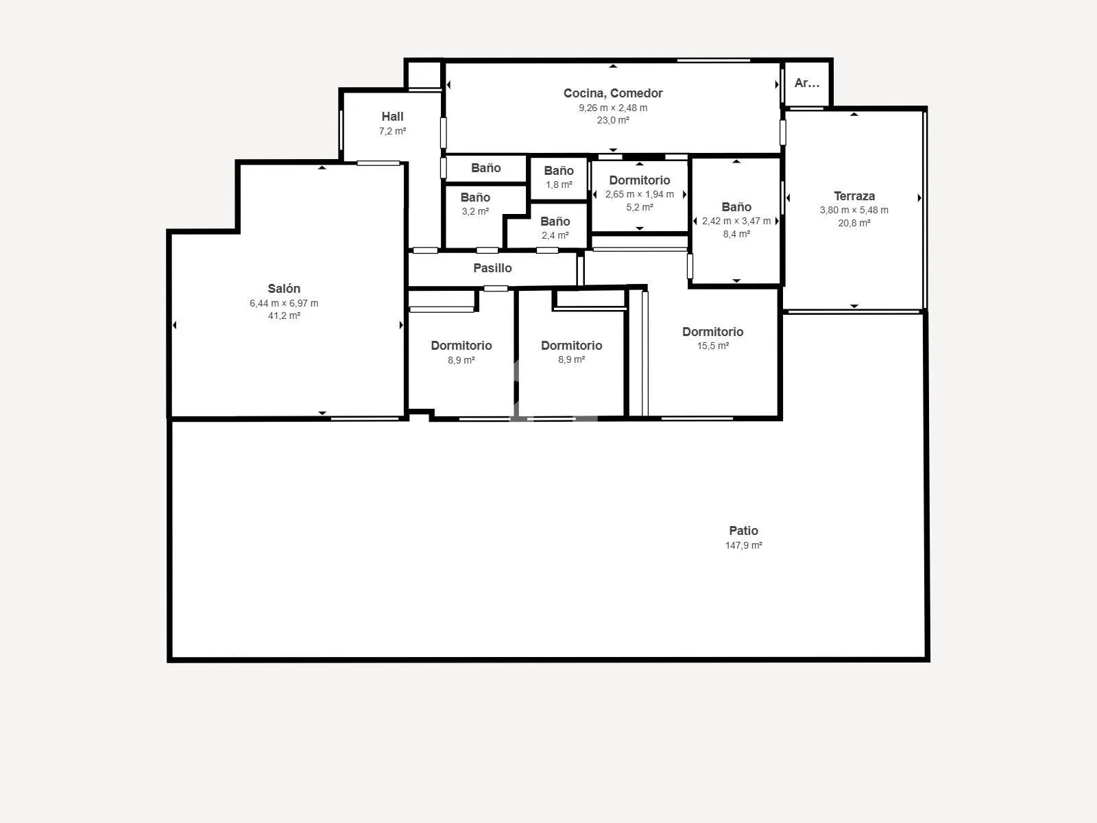 Garden flat in Aravaca, 190 m²