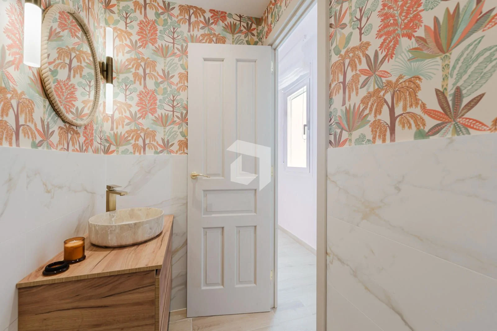 Apartamento reformado en Ibiza con patio