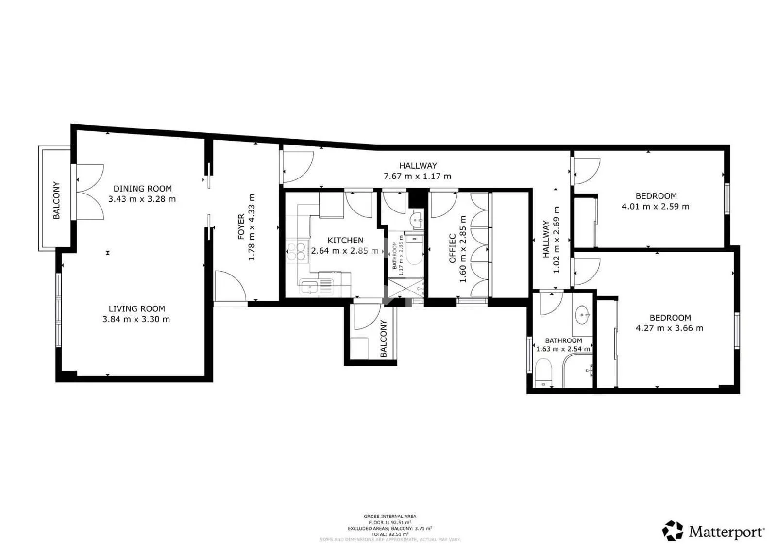 Trafalgar flat with 115m², balcony