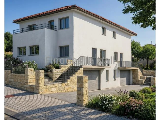 Casa nueva con jardín y 3 habitaciones