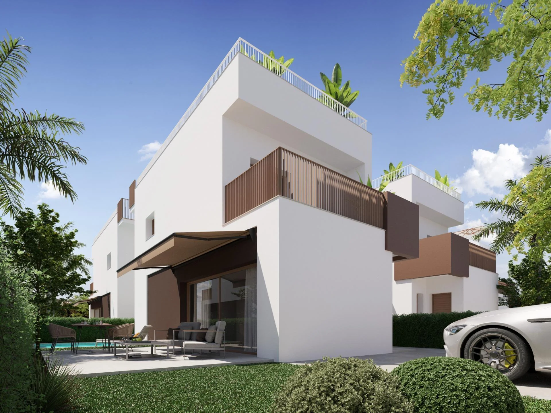 Adosado costero de tres habitaciones