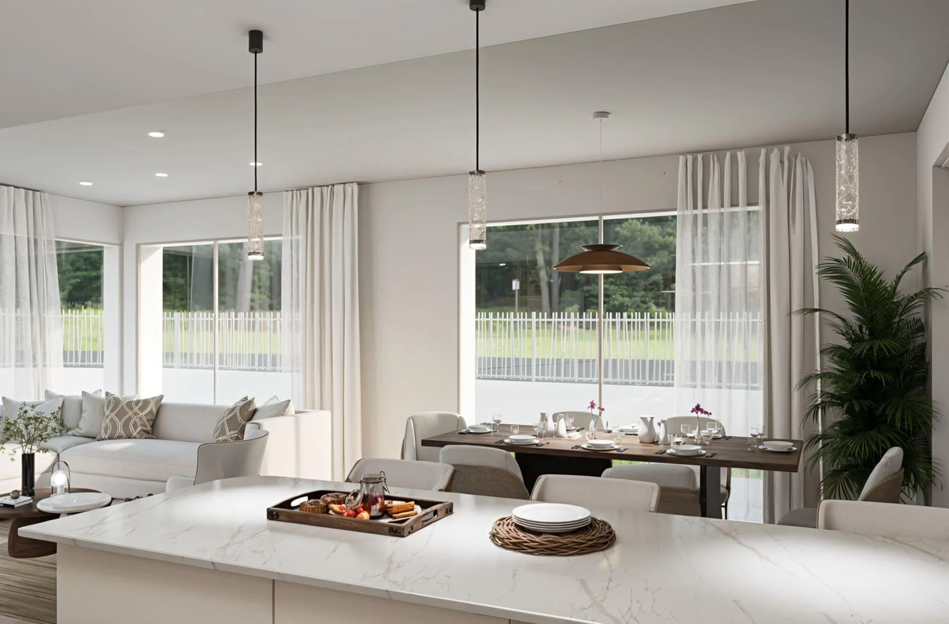 Golf-zone townhouse with private pool