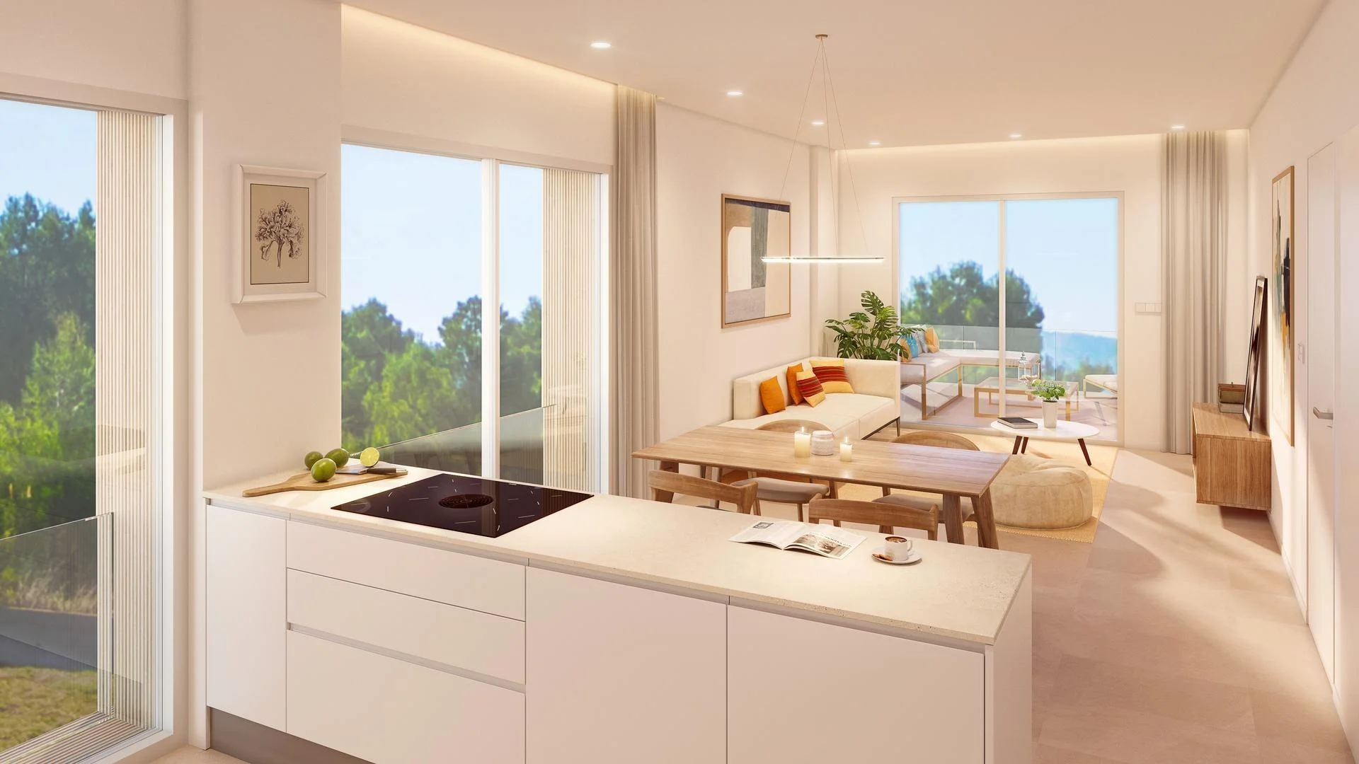Ático nuevo con terraza de 104 m²