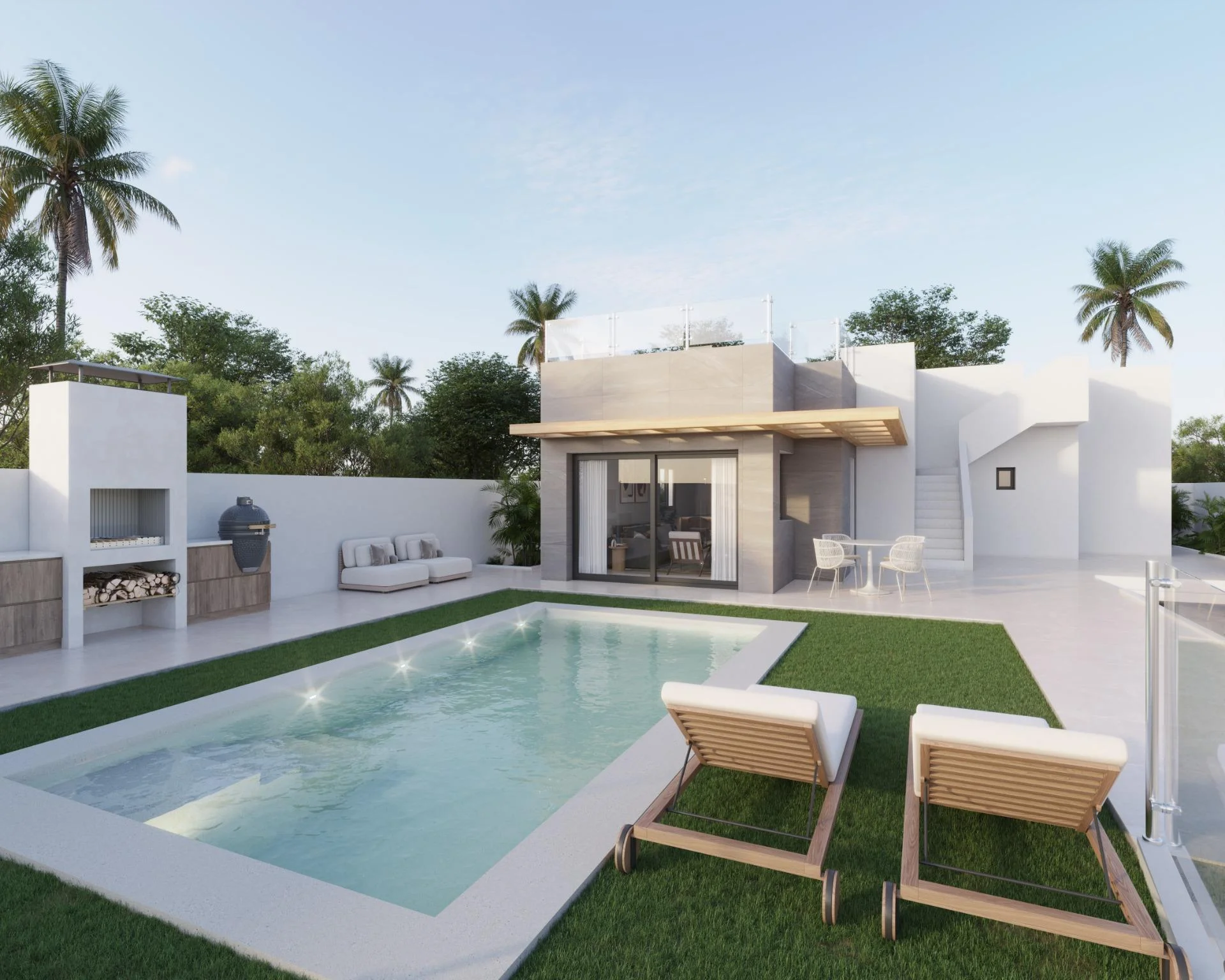 Modern Polop villa with private pool