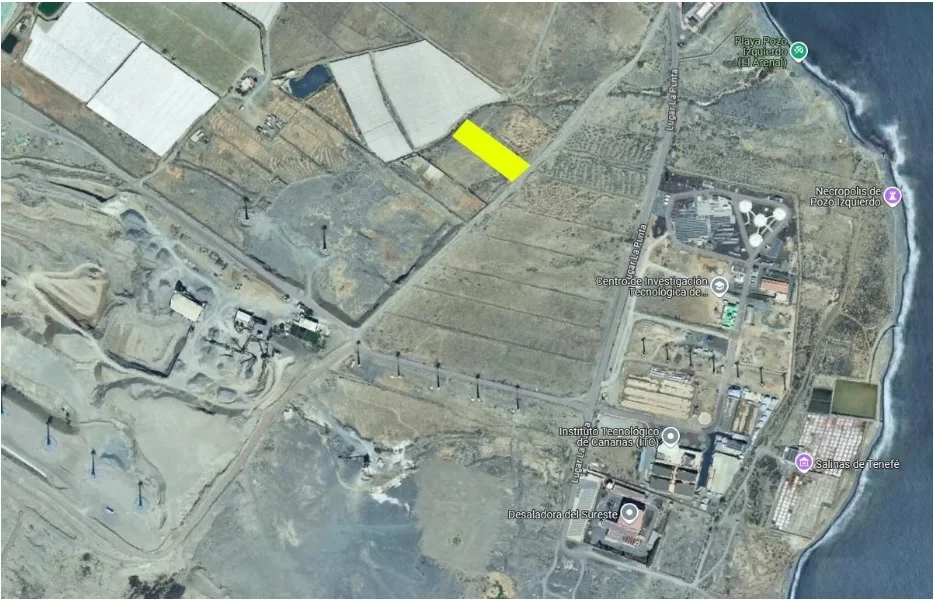 Developable plot in Pozo Izquierdo