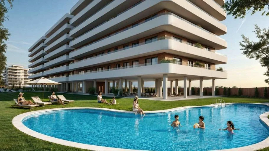 New-build coastal apartment, 1 bedroom