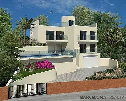 Large Lloret plot with villa project