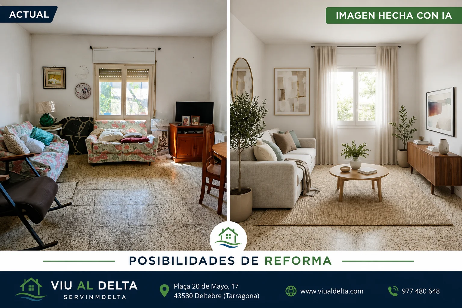 Casa céntrica en Deltebre, 3 habitaciones