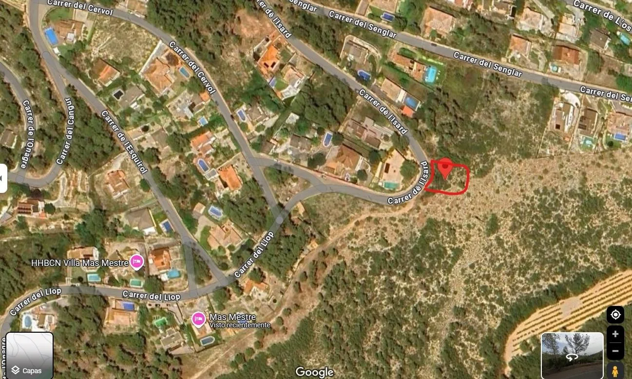Parcela edificable Mas Mestre, 1.214 m²