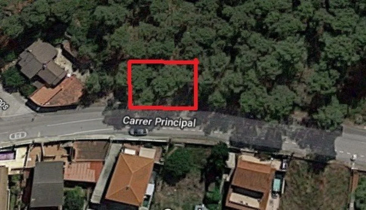 Parcela de 600 m² en Vora-Sitges
