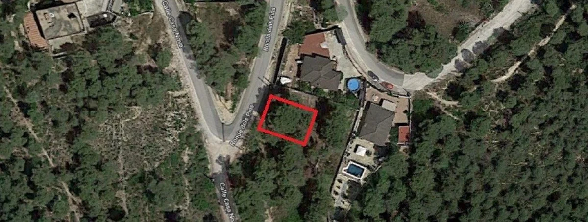 Parcela de 500 m² en Vora-Sitges