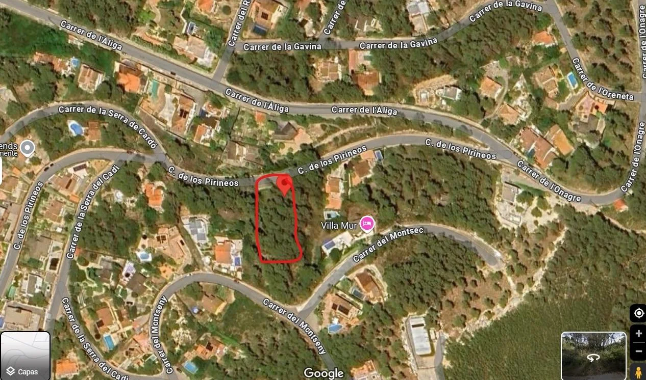 Parcela edificable en Mas Mestre, 879 m²