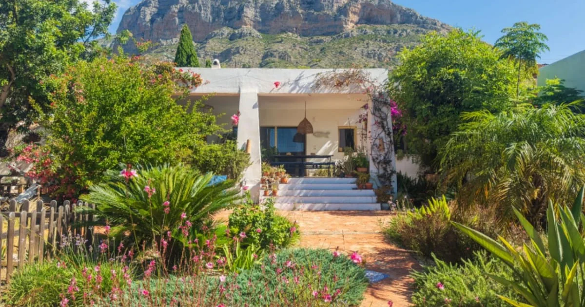 Mediterranean villa with dual homes