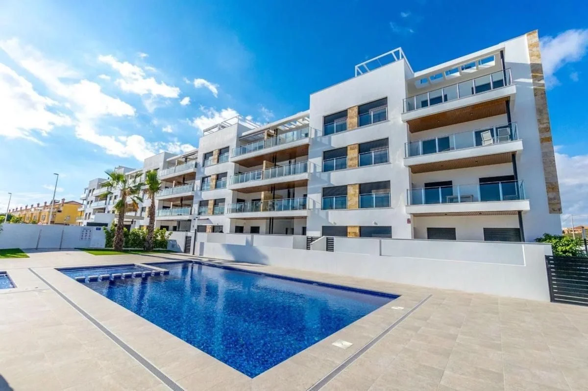 New townhouse development near coast