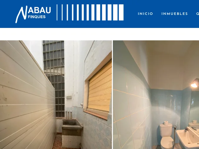 Piso de seis habitaciones con jardín