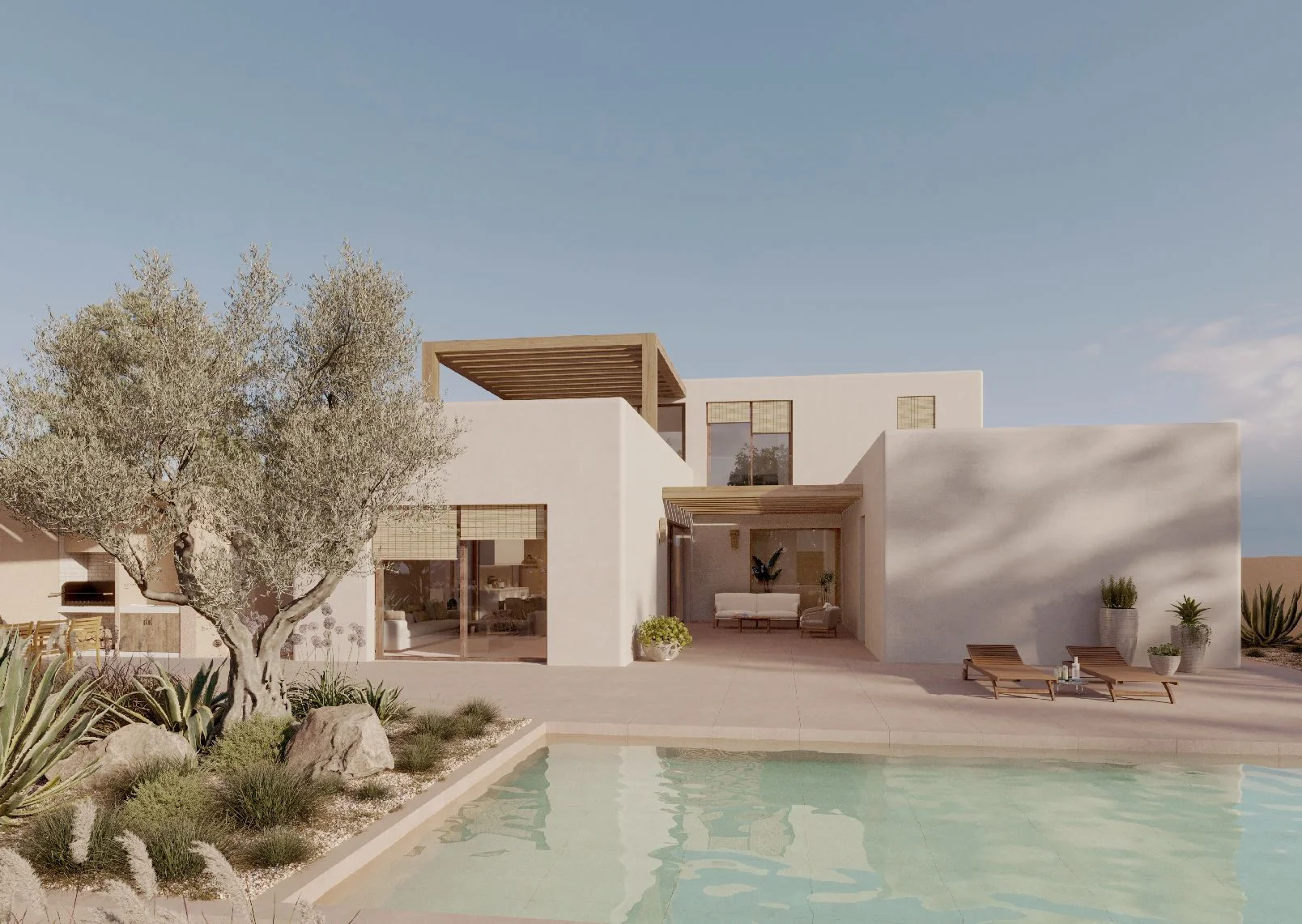 Villa nueva con vistas al mar en Moraira, 5 dormitorios