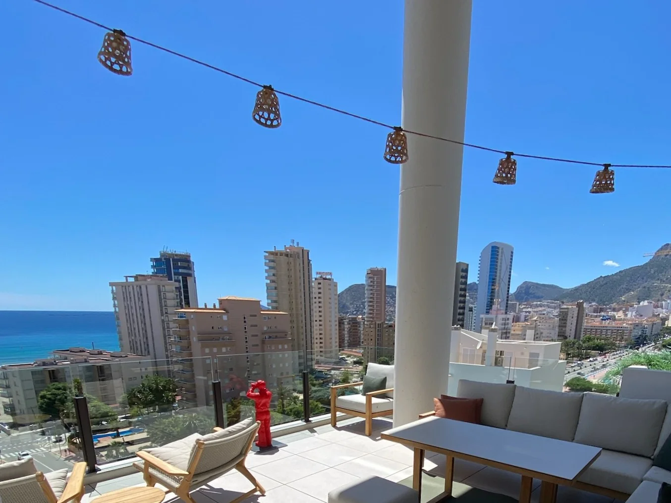 Apartamento con vistas al mar en Calpe Arenal, décima planta