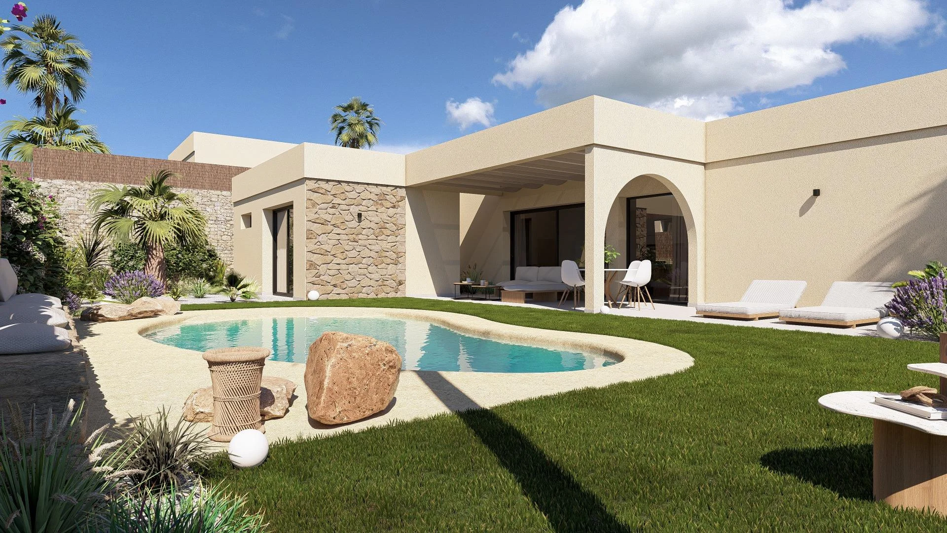 Villa nueva en primera línea de golf