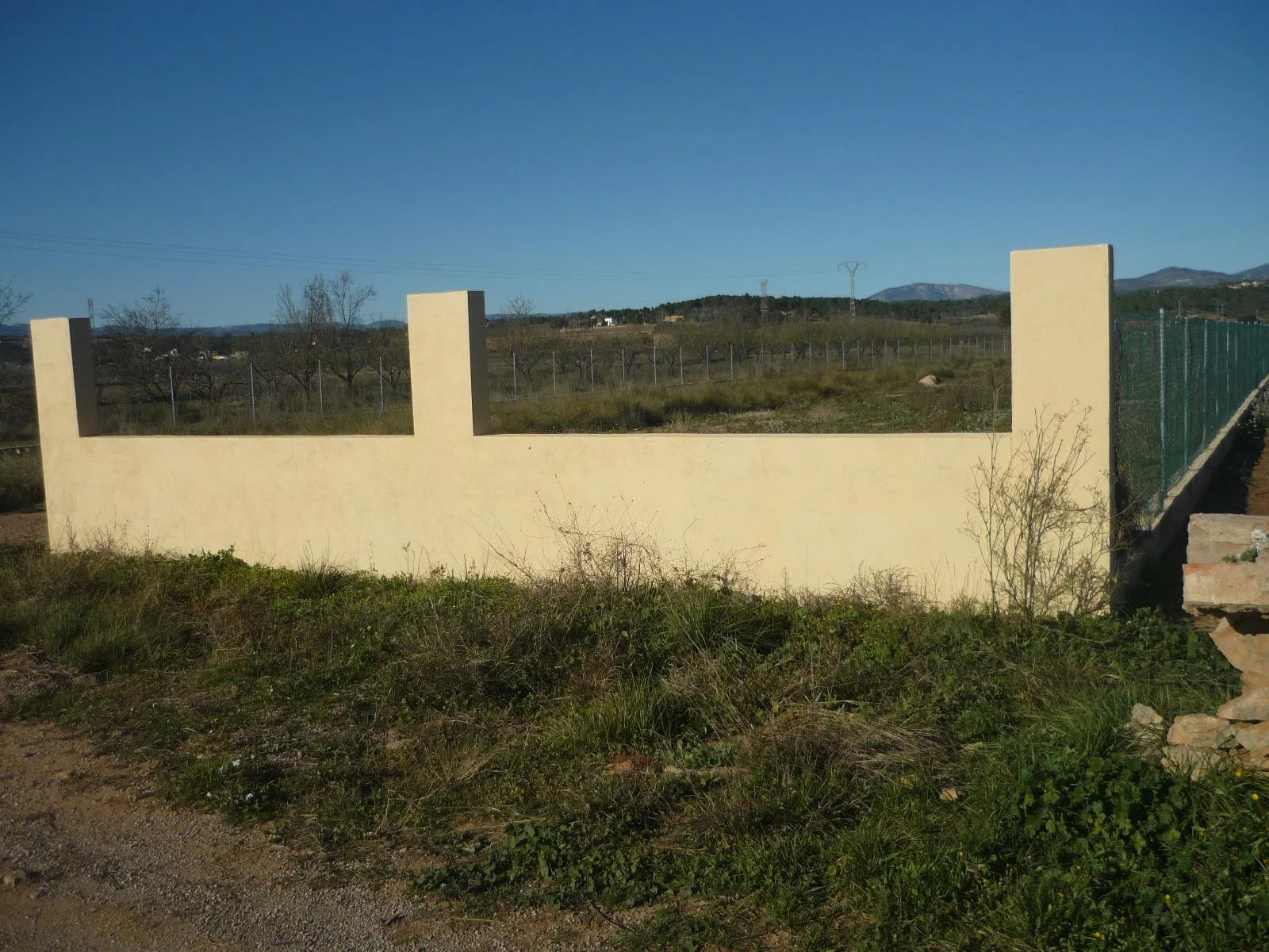 Fenced rural plot near Vilafamés