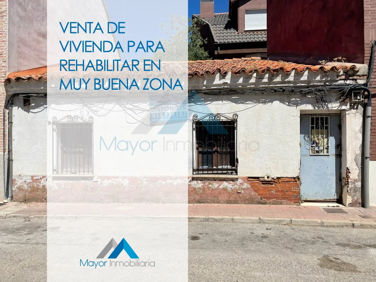Parcela con casa para demoler céntrica