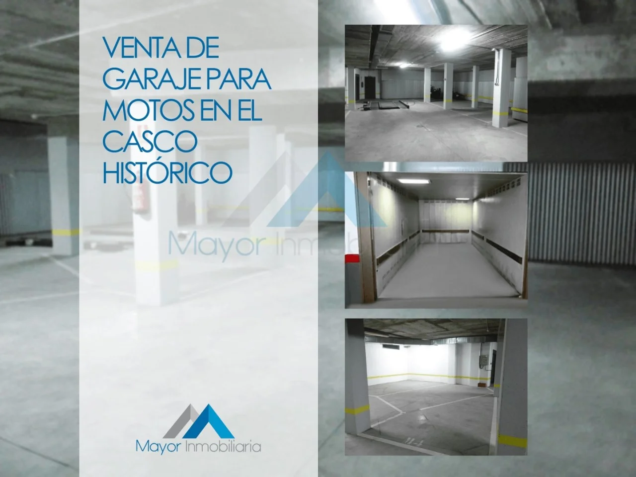 Garaje de moto en casco histórico
