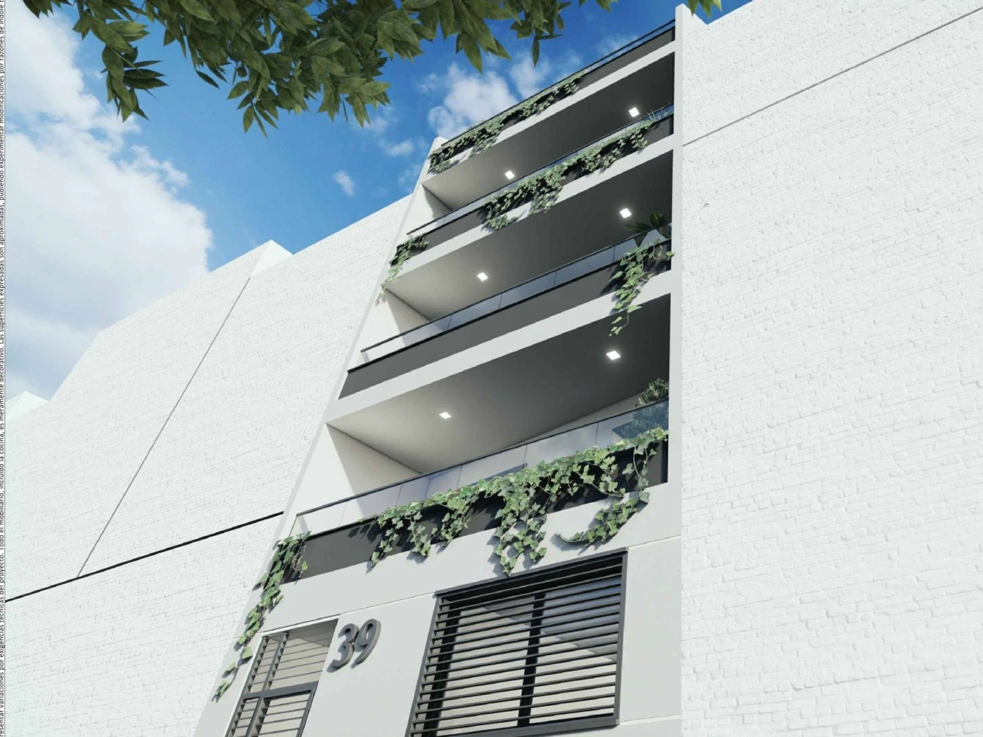 Edificio de 152 m² en construcción
