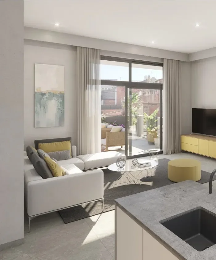 Off-plan central flat, 2 bedrooms, 2028