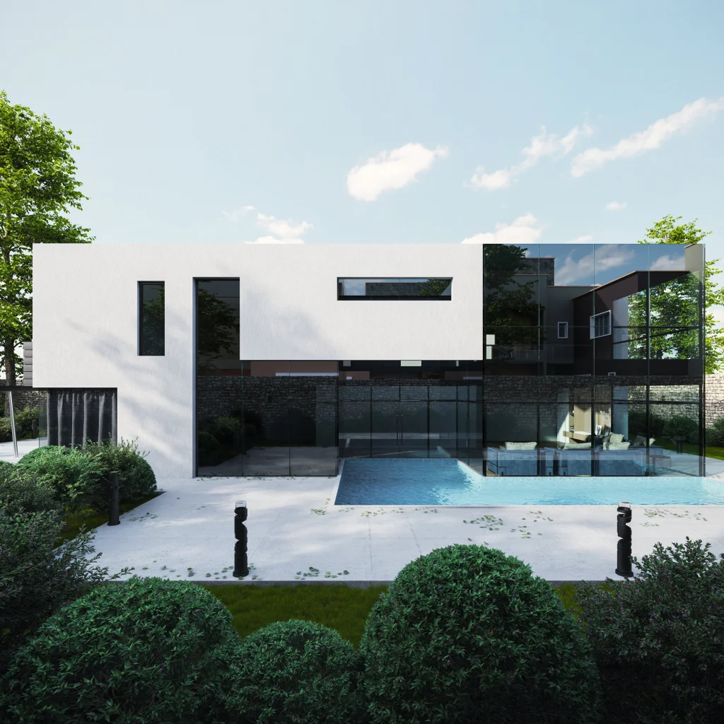 Villa moderna en Teià con piscina privada