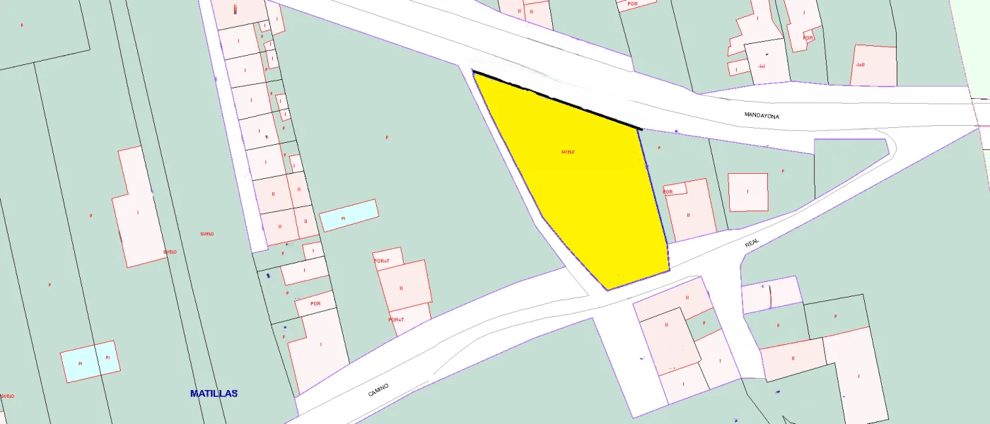 Urban Matillas plot, 1,000 m²