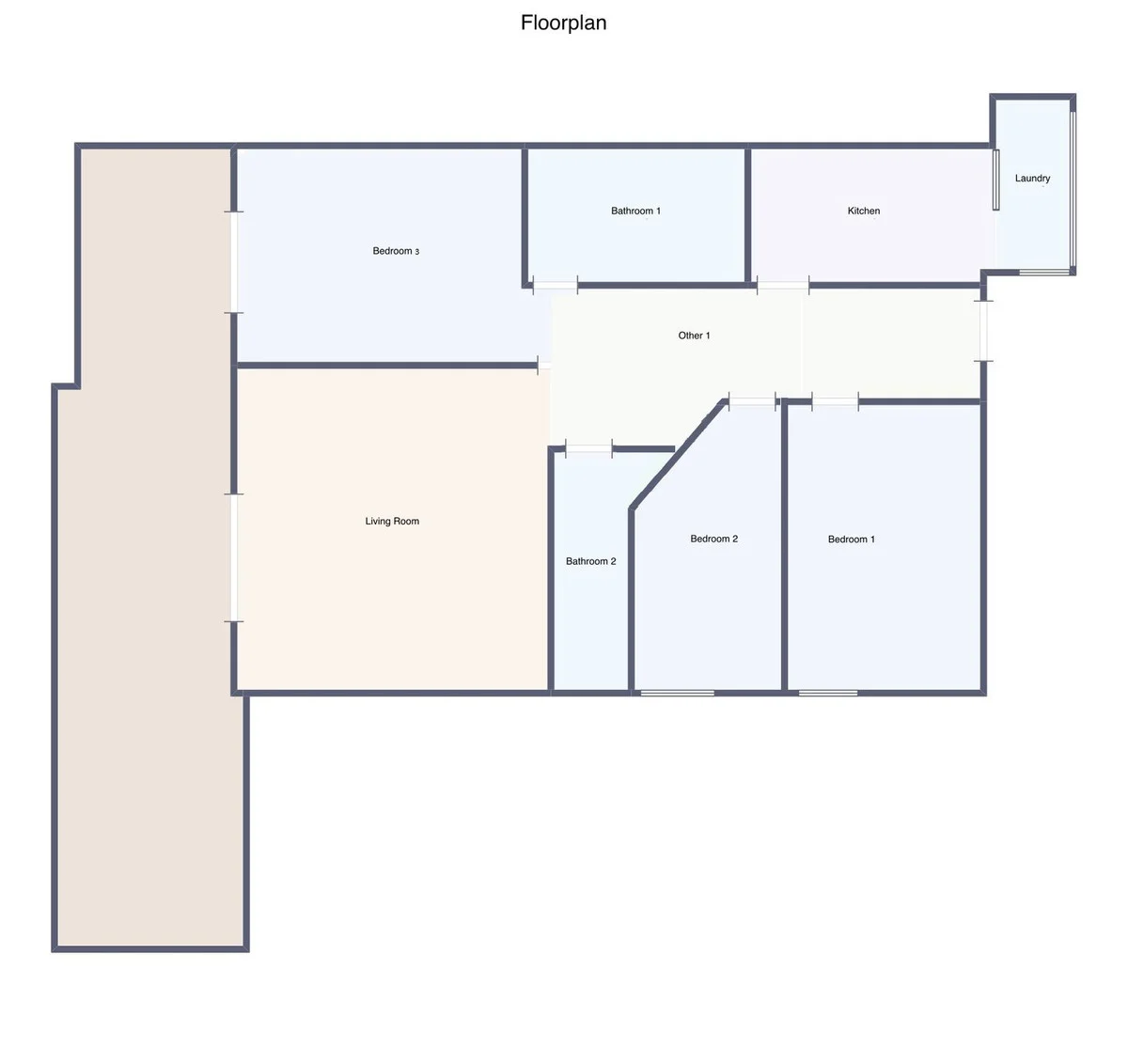Apartamento costero de tres dormitorios con vistas al mar