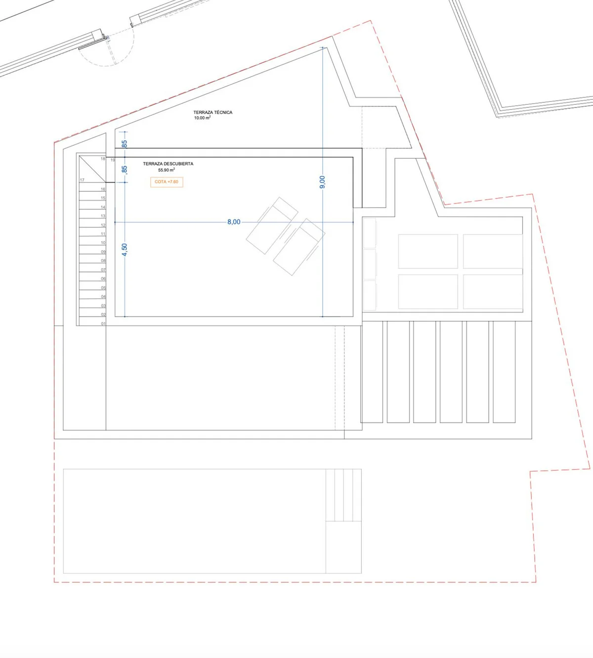 Future villa with five ensuite bedrooms