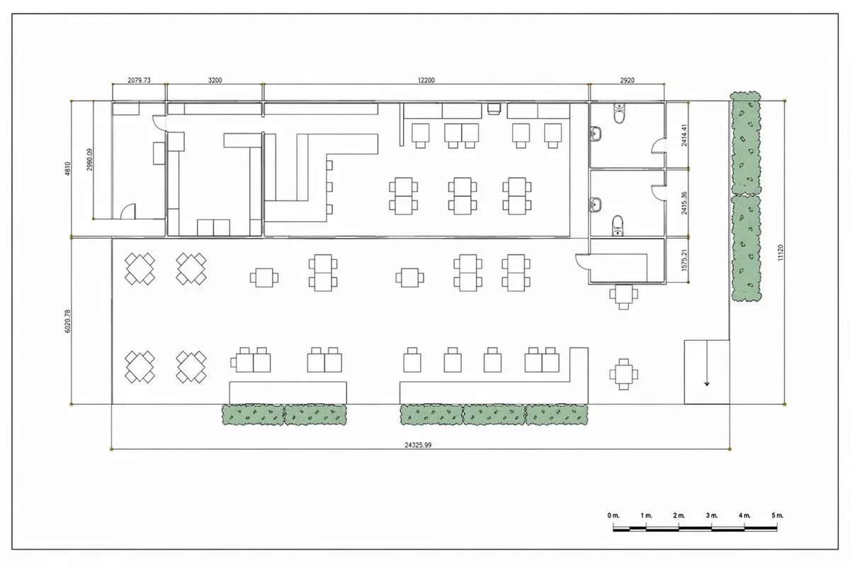 Renovated restaurant with 250 m² plot