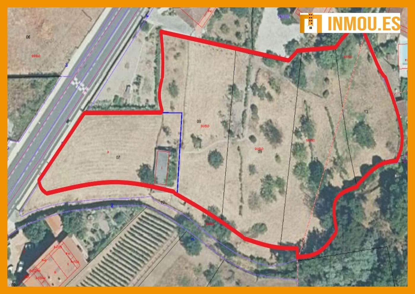 Developable land in San Cibrao