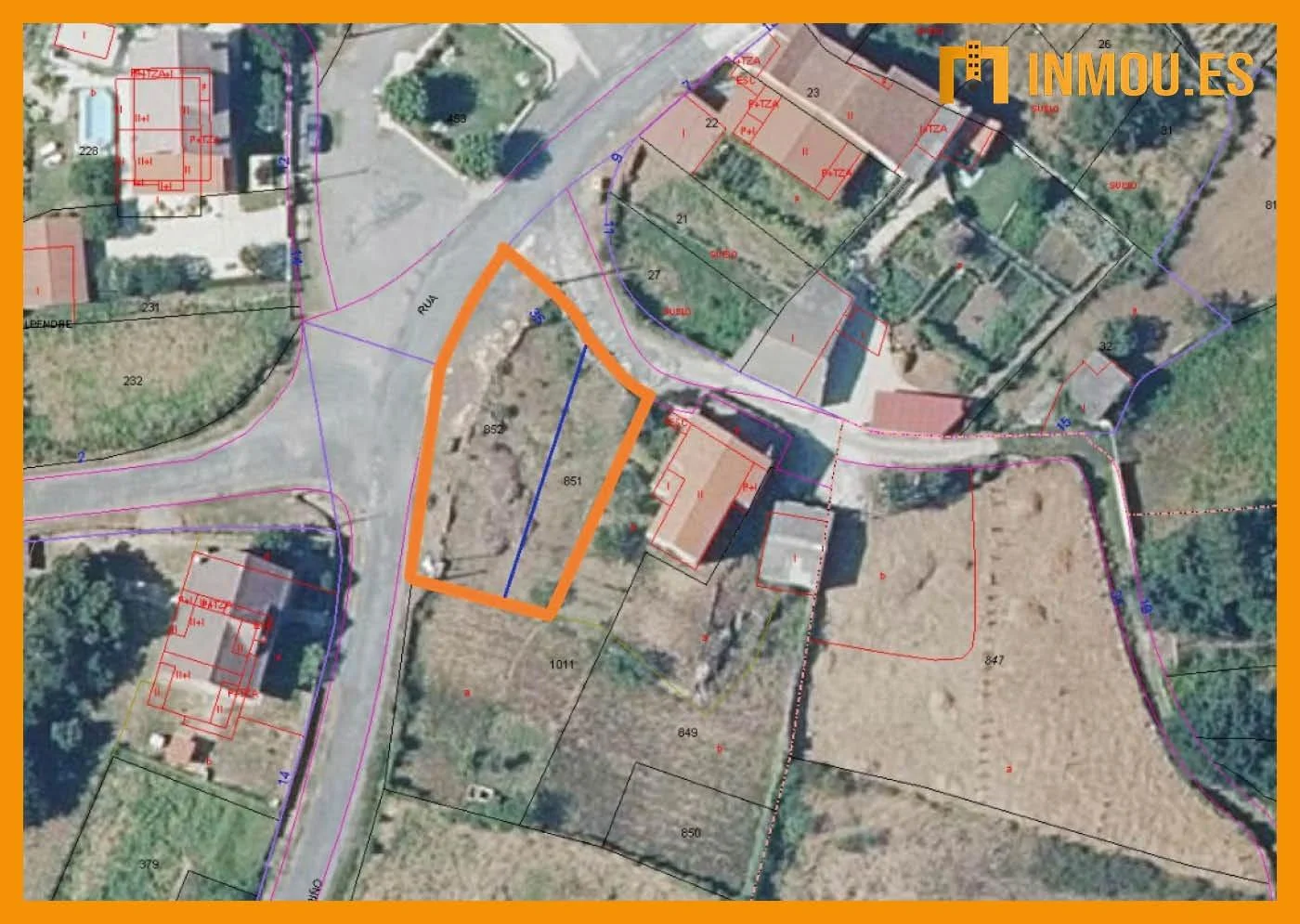 Parcela urbana cerca de Ourense, 565 m²