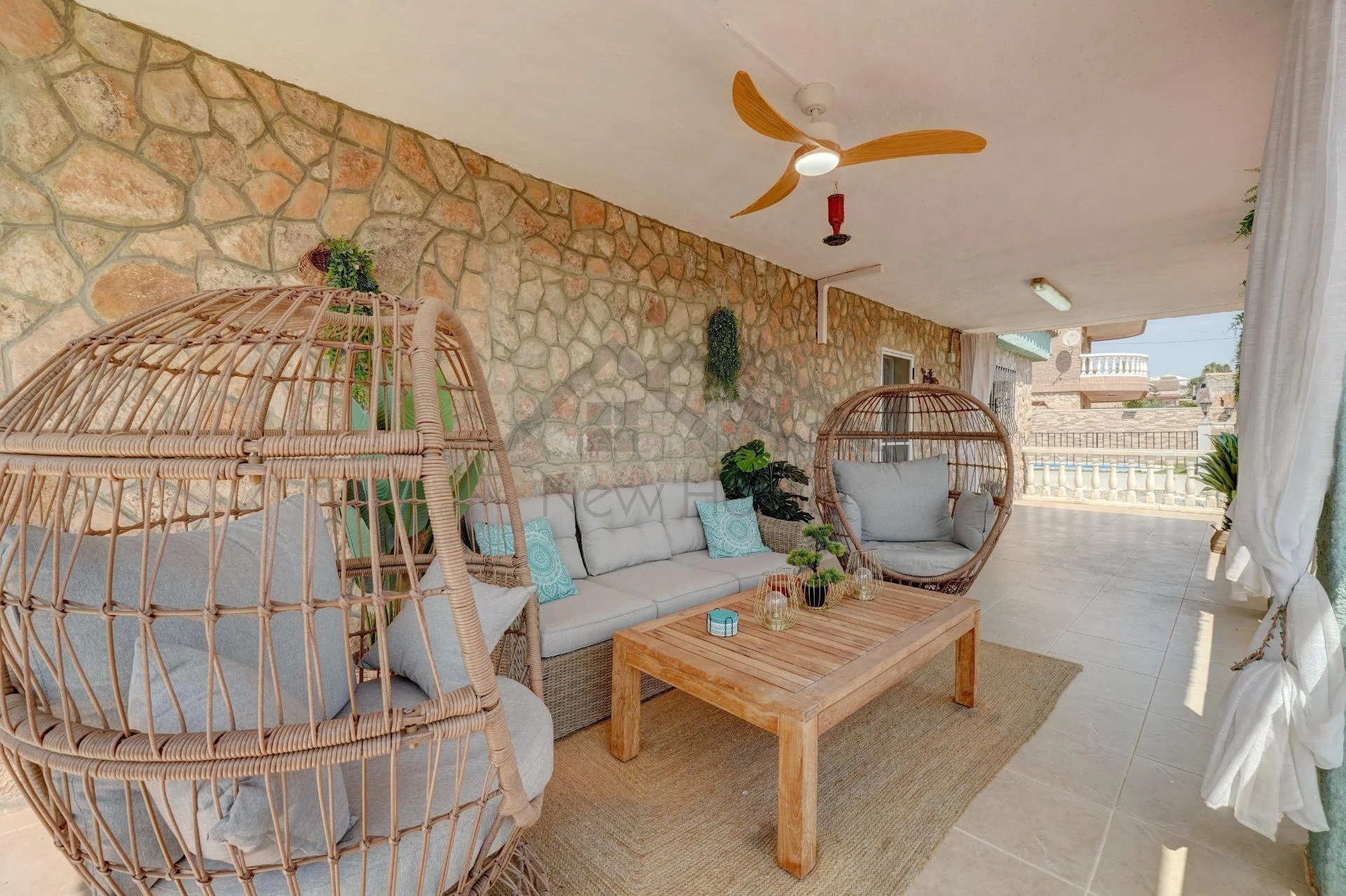 Reformed chalet with private pool, solar
