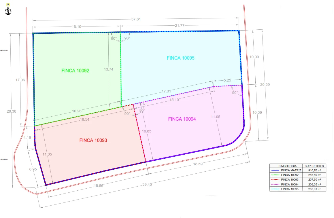 Urbanizable Otura plot, 209 m²