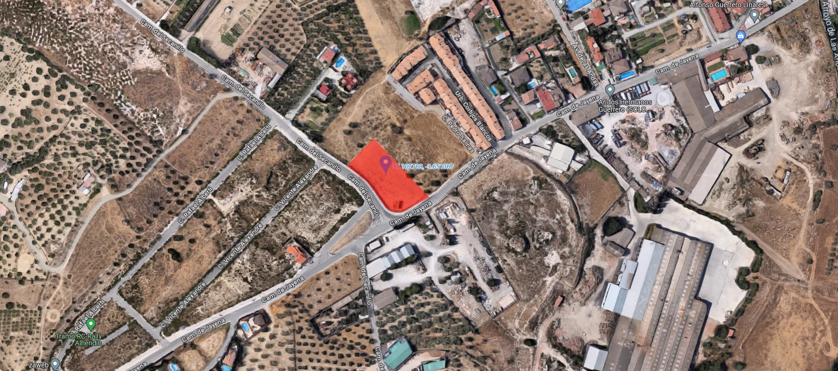 Rural plot near Alhendín, 2,402 m²