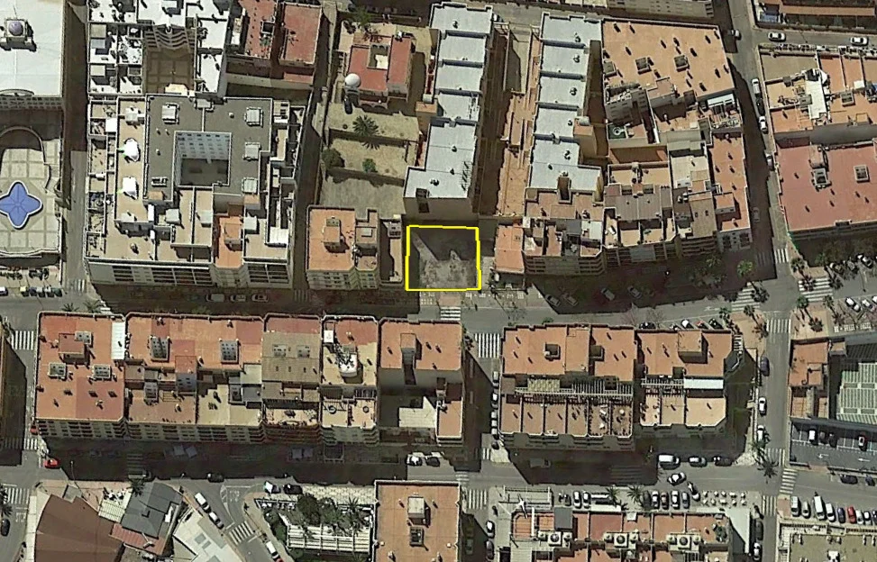 Urban development plot near beach