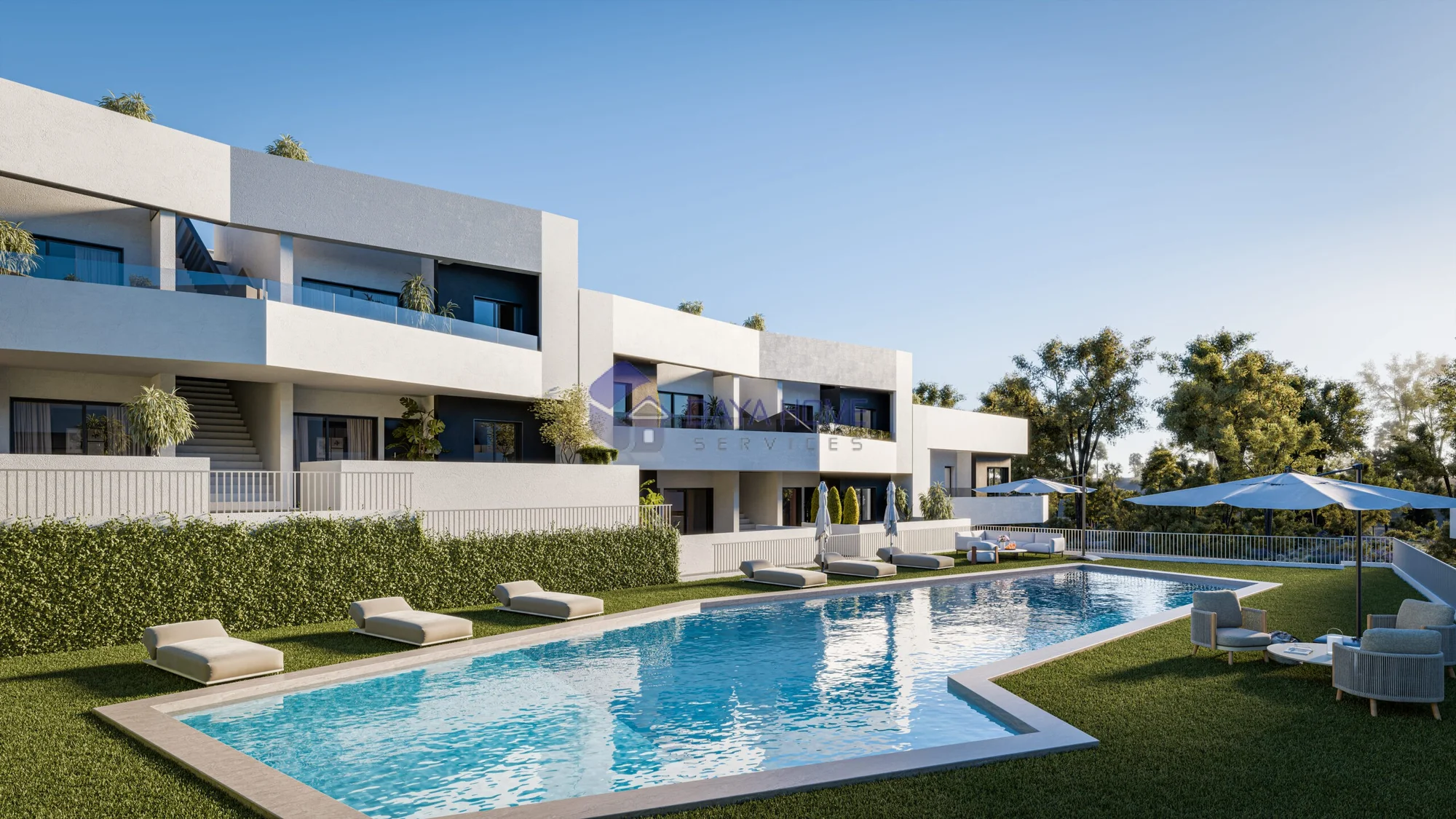Apartamento de obra nueva con jardín privado