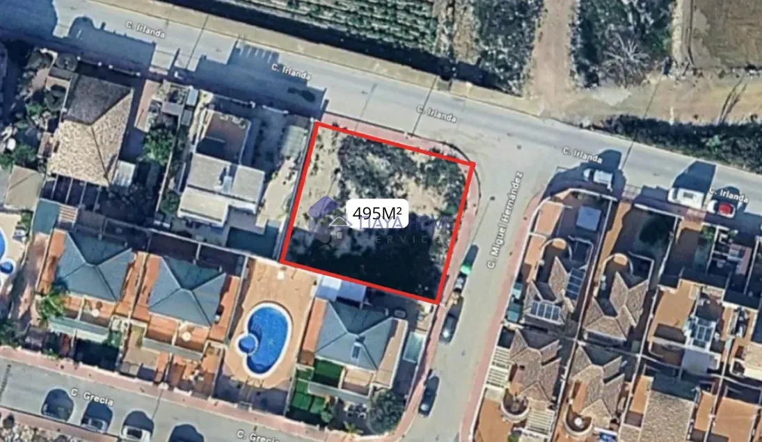Parcela urbana en Daya Nueva, 495 m²